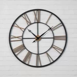 Image of Suntime 94cm Black Roman Garden Wall Clock