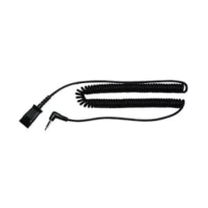 Image of JPL Quick Disconnect Cable 3.5mm 4 Pole Jack Apple Compatible Jack Black BL-07+P-A
