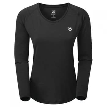 Image of Dare2B Discern Long Sleeve T-Shirt - Black