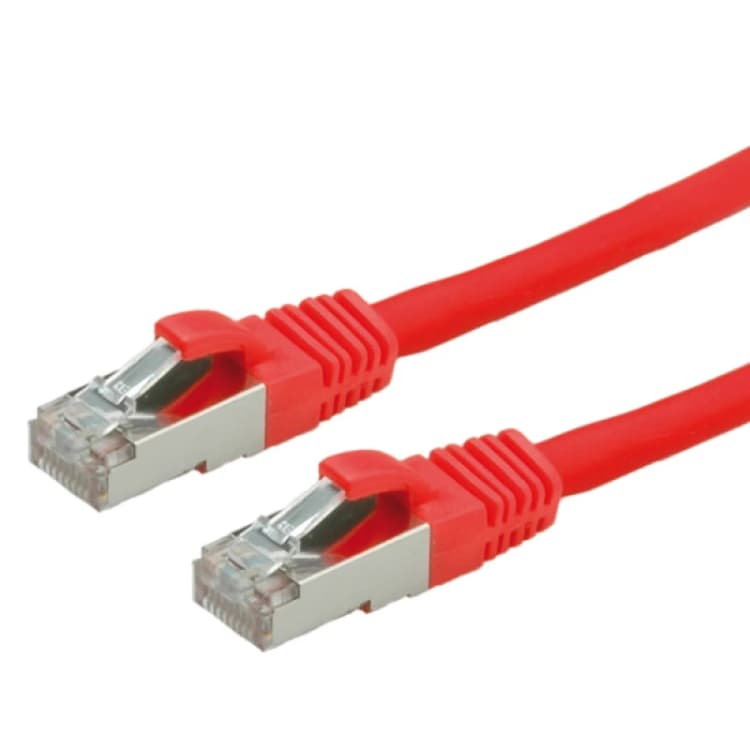 Image of VALUE S/FTP Patch Cord Cat.6. halogen-free. red. 0.5 m