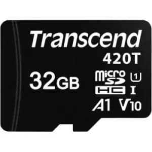 Image of Transcend TS32GUSD420T microSD card 32GB Class 10 UHS-I