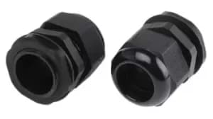 Image of HellermannTyton NGM M32 Cable Gland With Locknut, Nylon, IP68