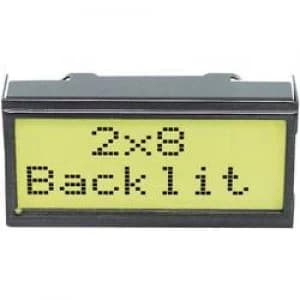 Image of LCD Black Yellow green W x H x D 40 x 20 x 10.8 mm