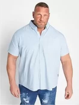 Image of BadRhino Poplin Shirt - Blue Size XL, Men