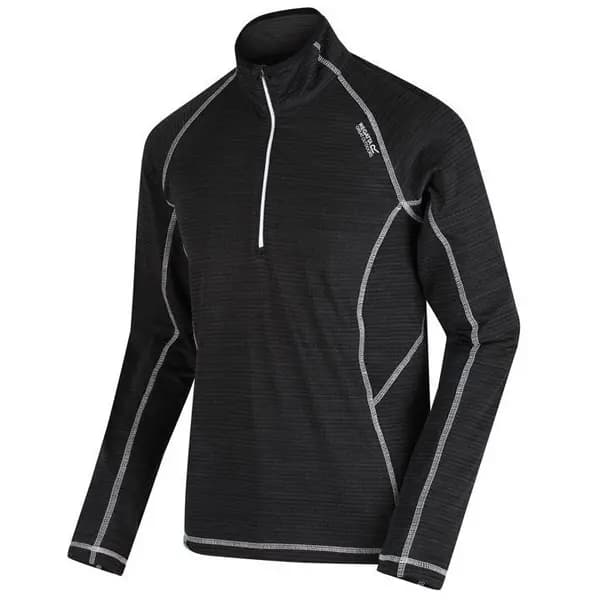 Image of Regatta Yonder Half Zip Fleece - Black S