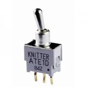 Image of Knitter Switch ATE 1D RA Toggle switch 48 V DCAC 0.05 A 1 x OnOn latch