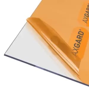 Image of Axgard Clear 4mm UV Protected Polycarbonate Roofing Sheet - 620 x 2500mm