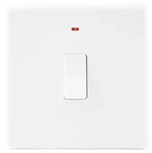 Image of Wickes 20A Control Switch Slimline White