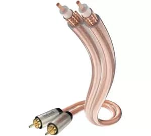 Image of Inakustik 0030403 audio cable 3m RCA Transparent