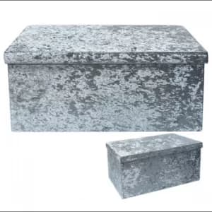 Image of Large Teal Velvet Folding Box