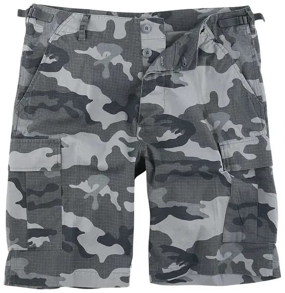 Image of Brandit BDU Ripstop Short Shorts grey camo M Men