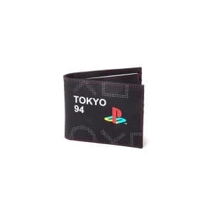 Image of Sony - Japan Tokyo 94 Mens Bi-Fold Wallet - Black/Red