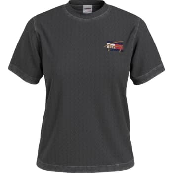 Image of Tommy Jeans Vintage Bronze T Shirt - Black