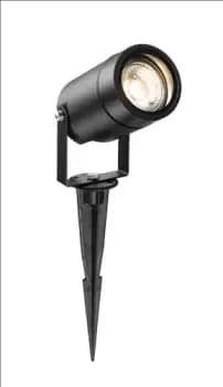 Image of KnightsBridge 230V IP65 GU10 Spike Light Black