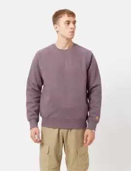 Image of Carhartt-WIP Chase Sweatshirt - Misty Thistle Pink