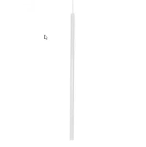 Image of Ultrathin LED 1 Light Ceiling Pendant White