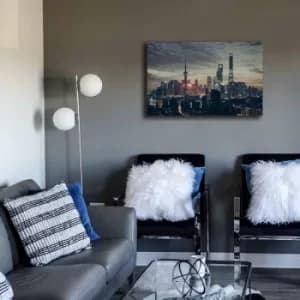 Image of 45702021C-057 Multicolor Decorative Canvas Painting