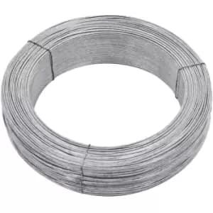 Image of Fence Binding Wire 250 m 2mm Steel Vidaxl Silver