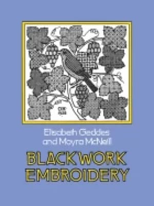 Image of blackwork embroidery