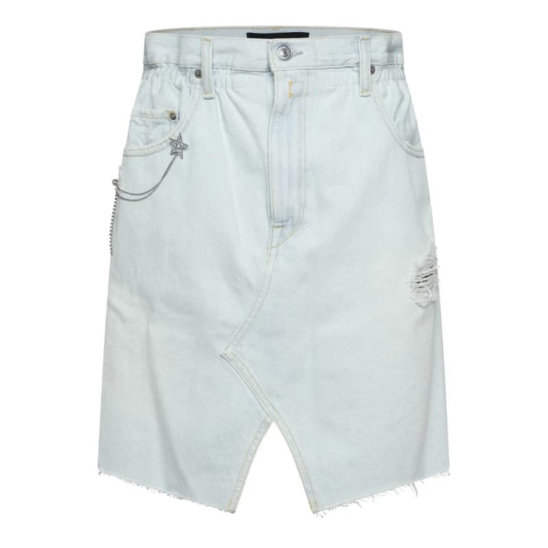 Image of Replay Mini Denim Skirt Blue female 23 inch
