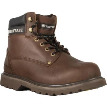 Image of Brown Trucker Safety Boots - Size 6 - Tuffsafe