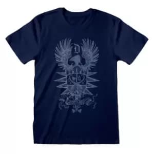 Image of Fantastic Beasts The Secrets of Dumbledore - Phoenix Unisex Large T-Shirt - Blue