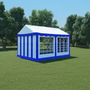 Image of Garden Marquee PVC 3x4 m Blue and White - Blue - Vidaxl