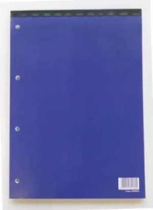 Image of ValueX A4 Refill Pad Ruled 160 Pages Blue
