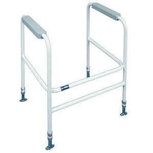 Image of Ashford Floor Fixed Height Adjustable Toilet Frame