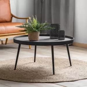 Image of Monroe Coffee Table, Dark Wood Dark Wood (Brown)