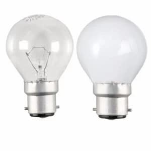 Image of Status 40W Bayonet Cap Golf Ball Bulb - Opal - Single