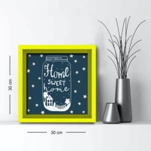 Image of 3030AHS-062 Multicolor Decorative Framed MDF Painting