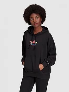 Image of adidas Originals Bold Hoodie - Black, Size 8, Women