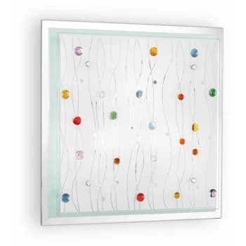 Image of Ideal Lux Ocean - 3 Light Indoor Large Flush Light Multi-Coloured, E27