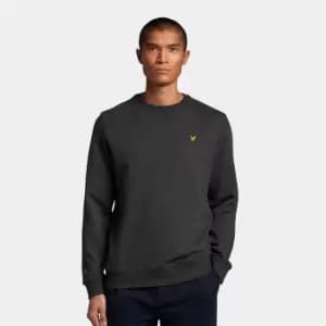 Image of Mens Crew Neck Sweatshirt - Charcoal Marl - XS