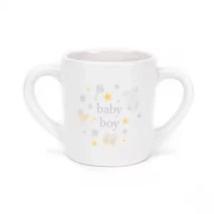 Image of Hello Baby Double Handled Mug 'Baby Boy'