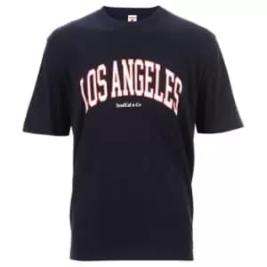 Image of SoulCal USA Print T Shirt Mens - Blue