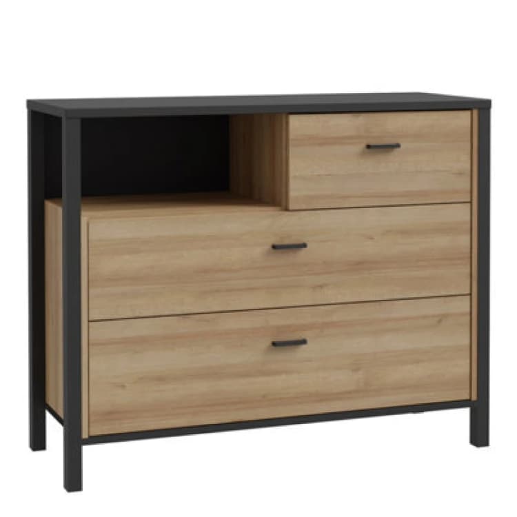 Image of Furniture To Go High Rock Chest of Drawers Black unisex