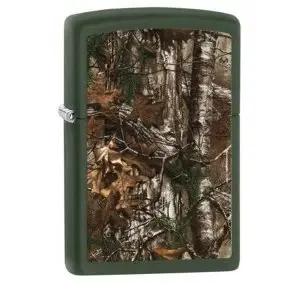 Image of Zippo Realtree Moss Green Finish Windproof Lighter