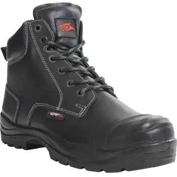 Image of Perf PB10C Black Derby Safety Boots - Size 5