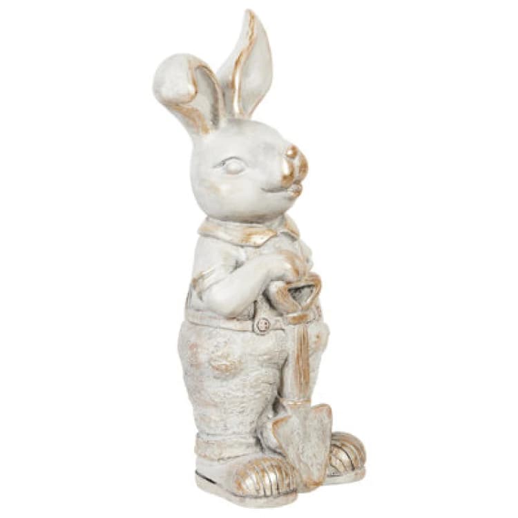 Image of Beliani Traditional Garden Figurine Simard White