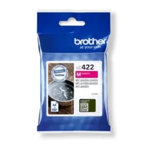 Image of Brother LC422 Magenta Ink Cartridge