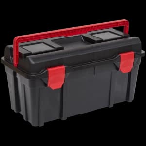 Image of Sealey Plastic Locking Carry Handle Tool Box 580mm