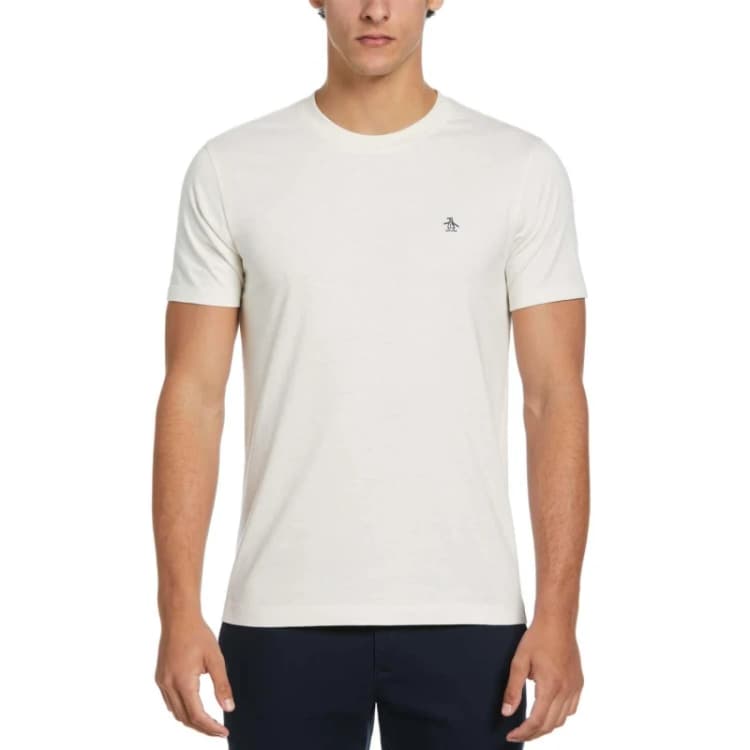 Image of Original Penguin Embroidered Logo T Shirt White White male