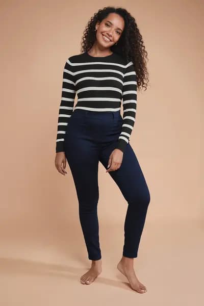 Image of M&Co Stretch Jeggings Indigo