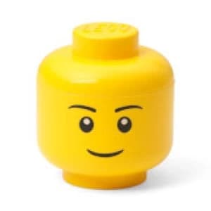 Image of LEGO Storage Mini Head - Boy