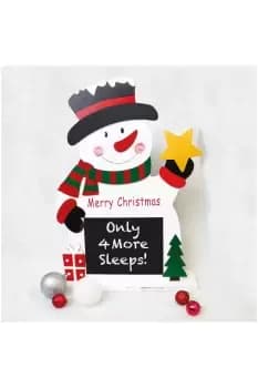 Image of Wooden Snowman Chalkboard