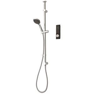 Image of Triton Home Digital Mixer Shower with Riser Rail - Pumped
