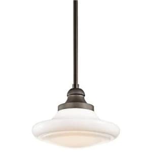 Image of 1 Light Medium Ceiling Duo-Mount Pendant Olde Bronze, E27