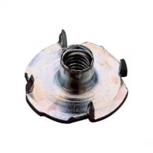 Image of Toolcraft Drive In Nuts Galvanised Steel M6 Pack Of 100
